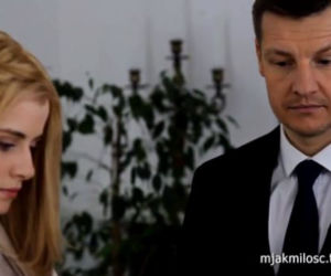 M jak miłość. Paweł Zduński (Rafał Mroczek), Katia (Joanna Jarmołowicz)