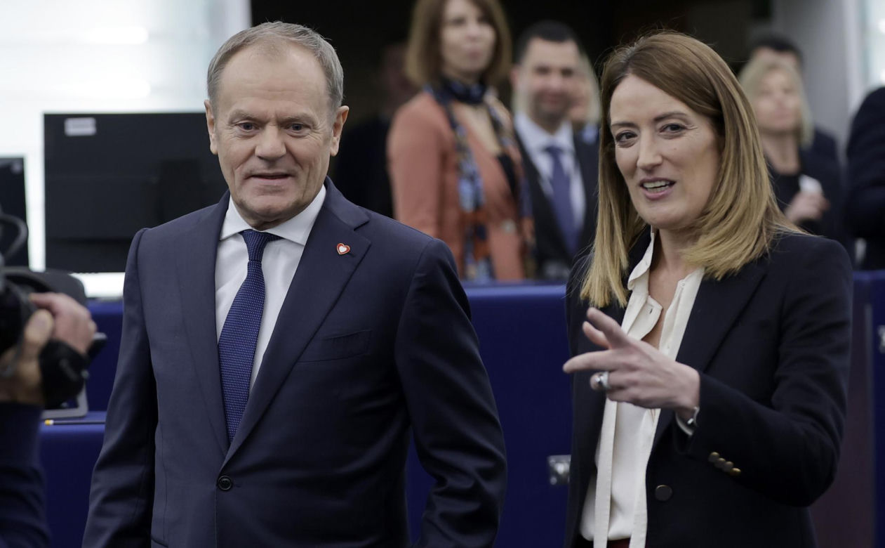 Wystąpienie Tuska w Parlamencie Europejskim