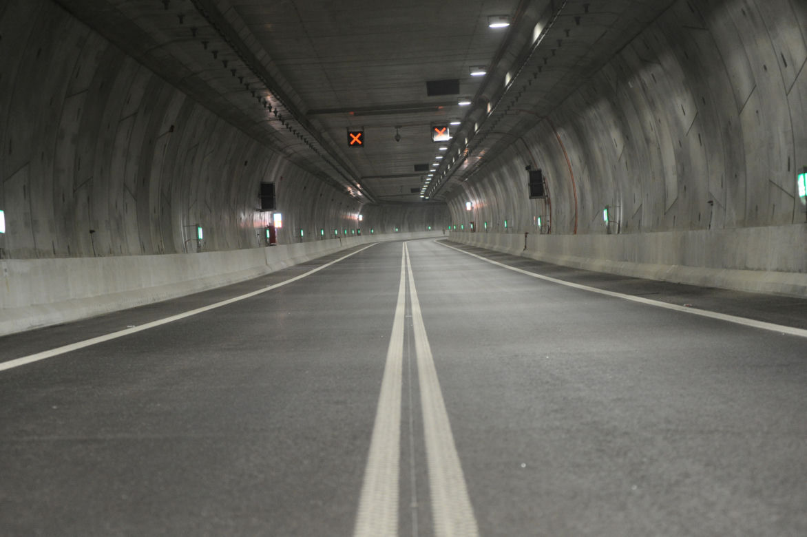 Tunel drogowy w Świnoujściu przed otwarciem
