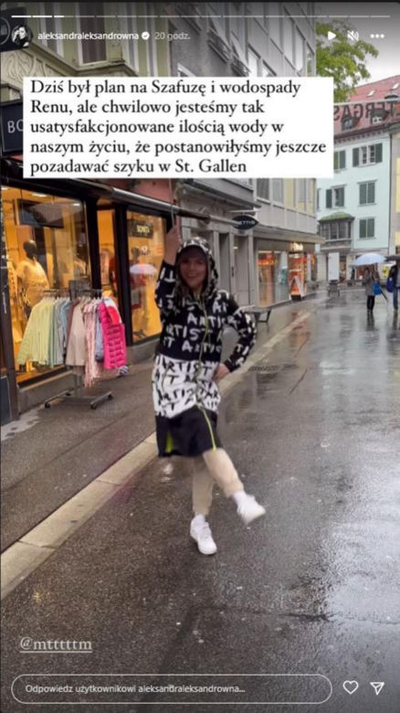 Ola Kwaśniewska w Szwajcarii