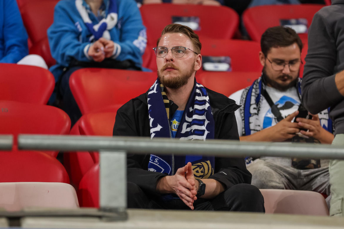 Kibice na meczu Ruch Chorzów - Stal Mielec