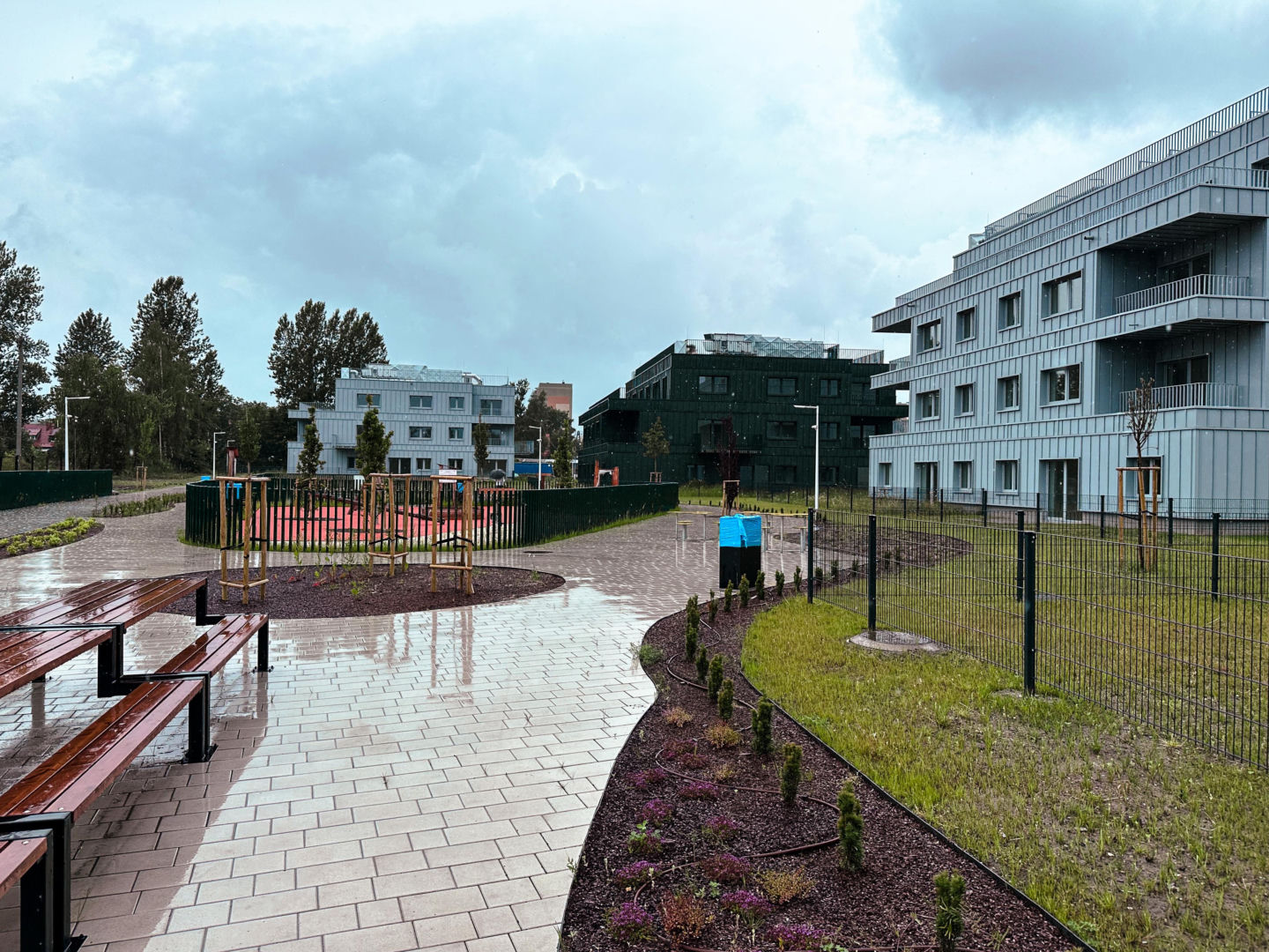Budynki TBS w Katowicach przy Kosmicznej z 2026. Projekt: Kinga Bączyk i Magdalena Orzeł-Rurańska, pracownia K3Xmore