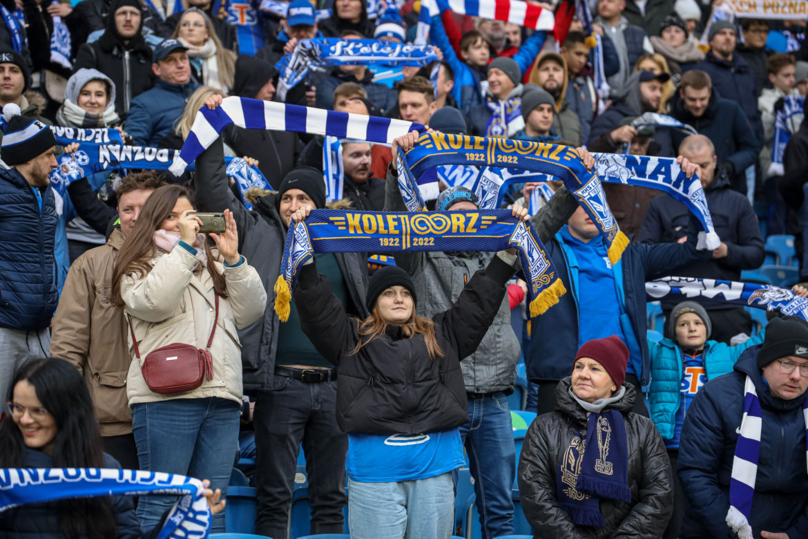 Tak bawili się kibice na meczu Lech Poznań - Pogoń Szczecin