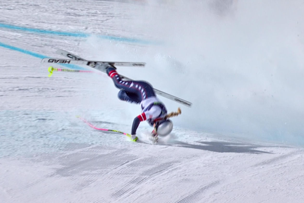 Wypadek Lindsey Vonn na IO