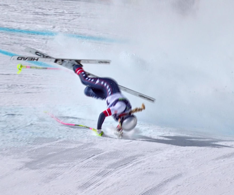 Wypadek Lindsey Vonn na IO