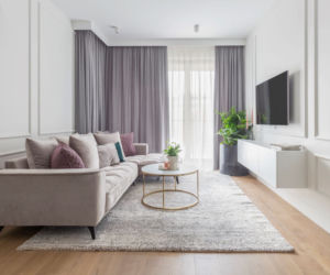 70-metrowe mieszkanie w stylu modern classic