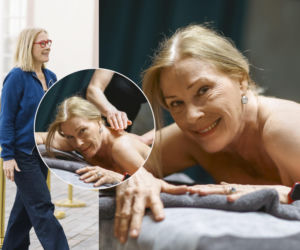 Półnaga Małgorzata Potocka relaksuje się na łóżku do masażu. Odważne zdjęcia 72-letniej gwiazdy! Była w samym ręczniku