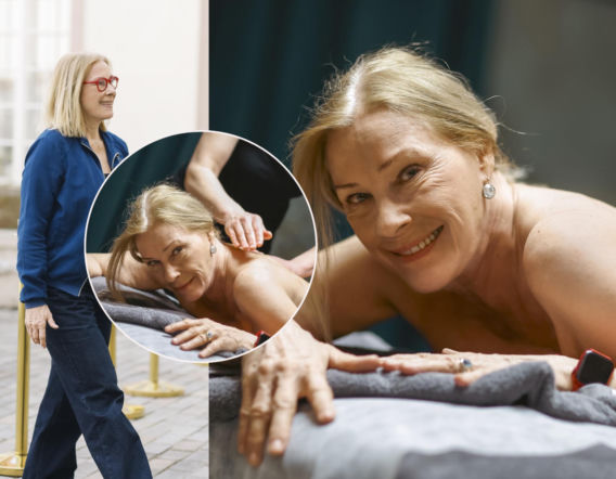 Półnaga Małgorzata Potocka relaksuje się na łóżku do masażu. Odważne zdjęcia 72-letniej gwiazdy! Była w samym ręczniku