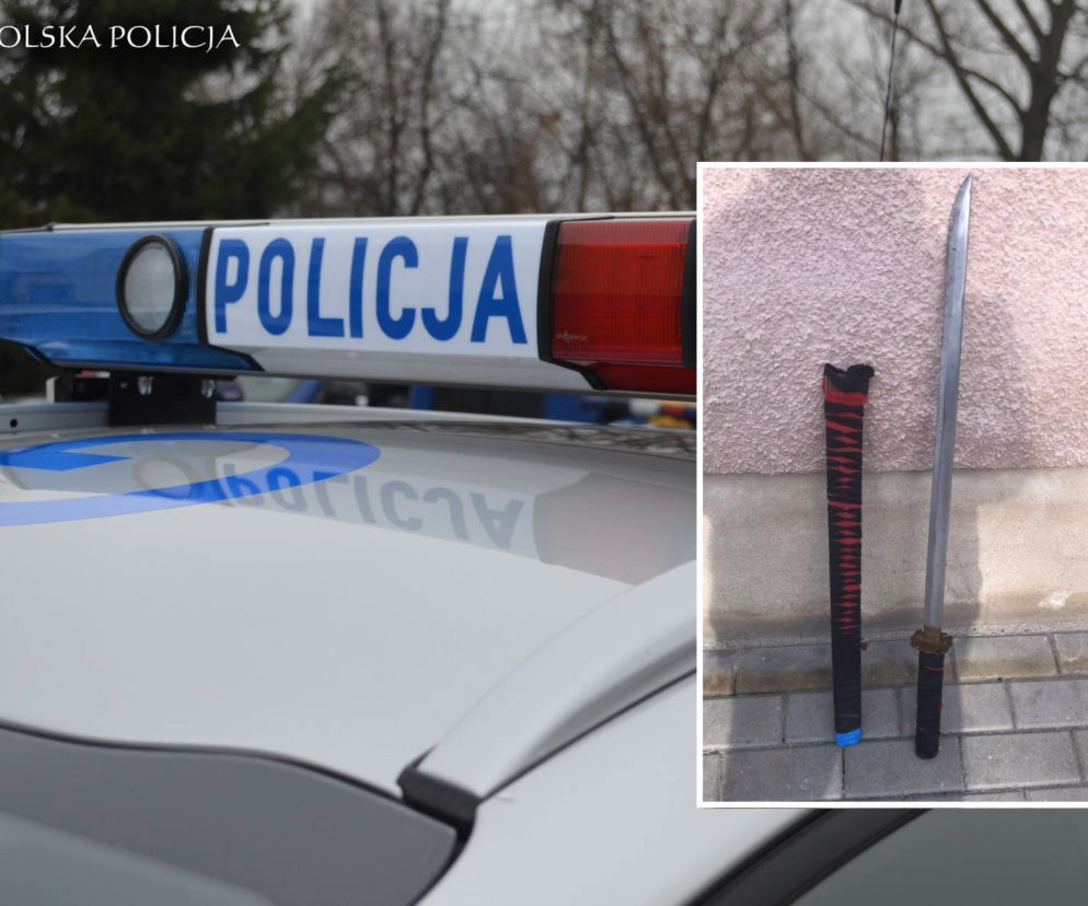 Trzemeszno. Terroryzował żonę i córkę mieczem samurajskim! Horror trwał od lat
