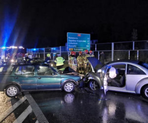 Wypadek na DK 25 pod Bydgoszczą! Dwie osoby poszkodowane [ZDJĘCIA]