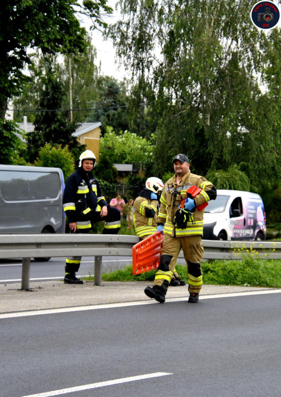 Wypadek w Jawczycach