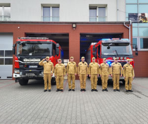 Hołd dla druha z OSP Trąbki