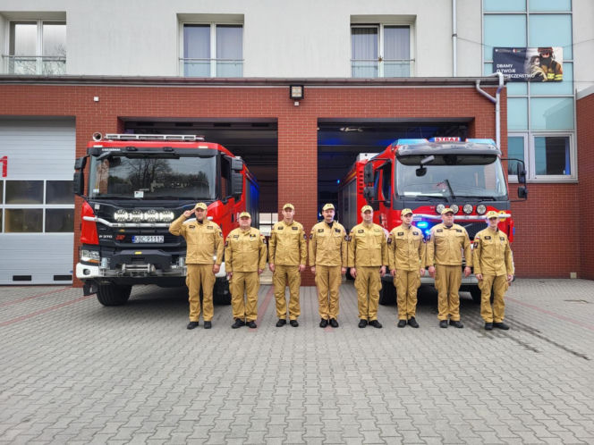 Hołd dla druha z OSP Trąbki