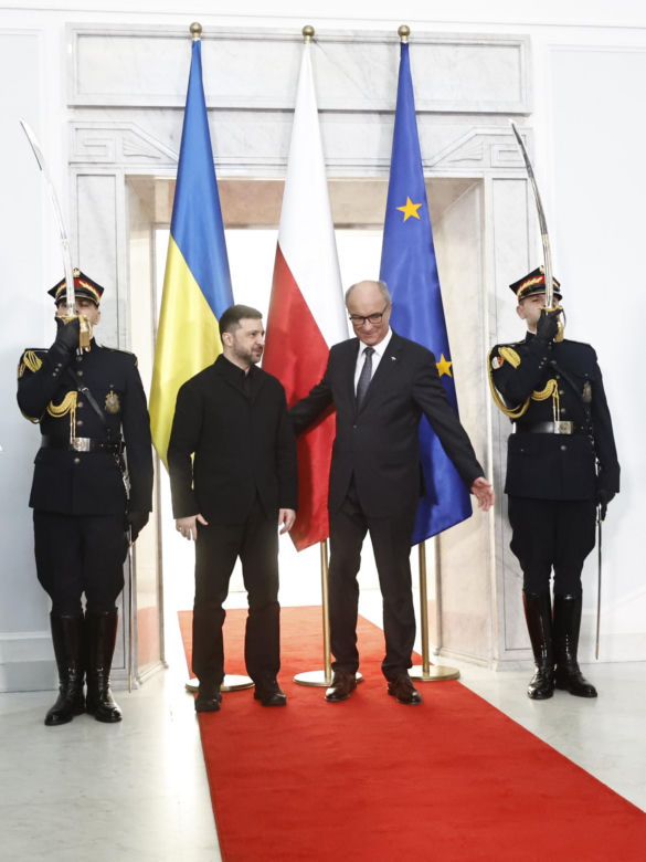 Wołodymyr Zełenski w polskim Sejmie