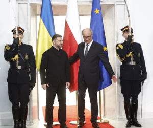 Wołodymyr Zełenski w polskim Sejmie