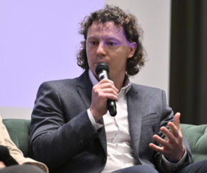 Iga Świątek i Daria Abramowicz na konferencji