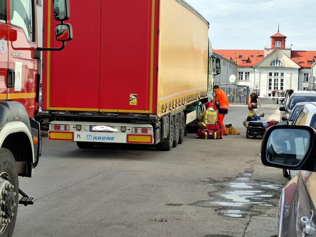 Wypadek na "strefie" w Starachowicach