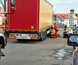 Wypadek na strefie w Starachowicach