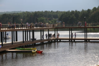 Domki na wodzie nad Lubianką? Nowy pomysł zagospodarowania zalewu