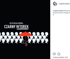 Czarny Wtorek 2017 - gwiazdy, które wsprały protest