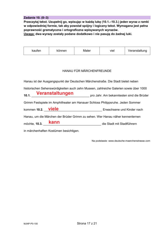 Matura 2026 NIEMIECKI podstawowy: Odpowiedzi do wszystkich zadań - sprawdź, czy zdałeś! 6.05.2026