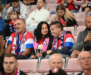 Tak kibice Wisły Kraków bawili się na trybunach. Znajdź się na zdjęciach