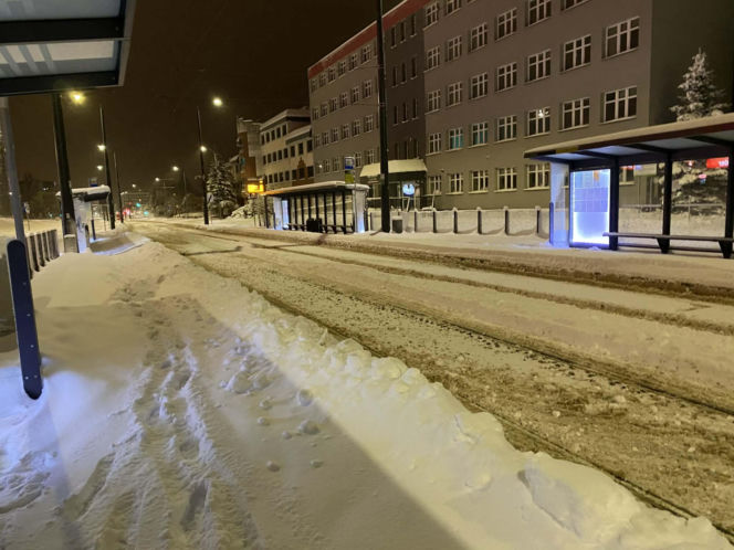 Zima w Olsztynie - 31 grudnia 2025