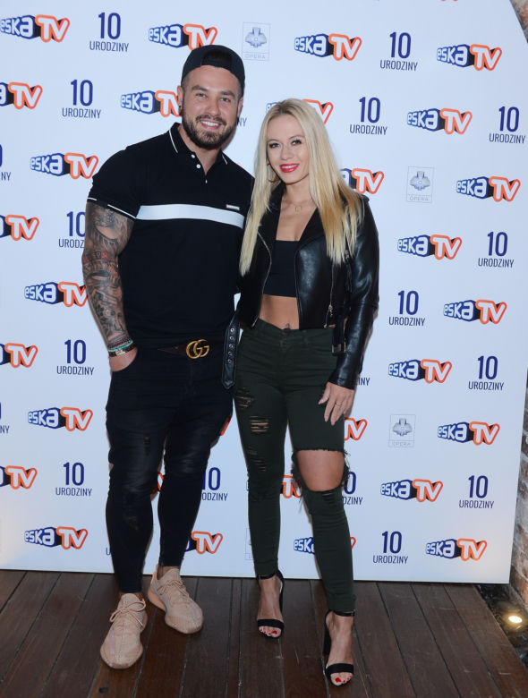 Kasia Dziurska i Emilian Gankowski na 10. urodzinach ESKA TV