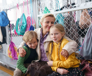 Zawsze warto. Iza (Tosia Litwiniak),Igor (Maks Balcerowski), Dorota (Katarzyna Zielińska)