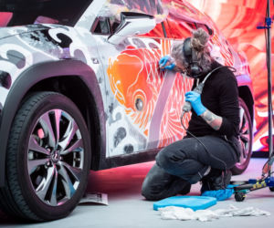Wytatuowany Lexus UX