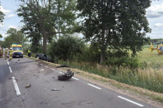 19-letni kierowca BMW zginął na miejscu. Tragiczny wypadek w Podlaskiem
