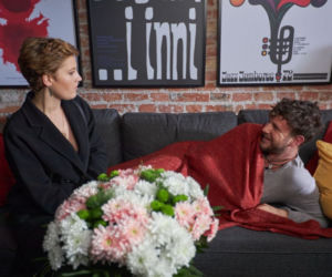 Mecenas Porada. Kasia (Aleksanda Domańska), Sebastian Krasiński (Antoni Królikowski) 