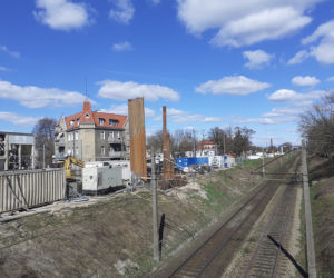 Prace Wodociągów przy Chrobrego