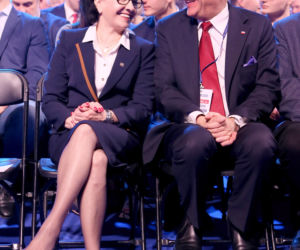 Elżbieta Witek z mężem