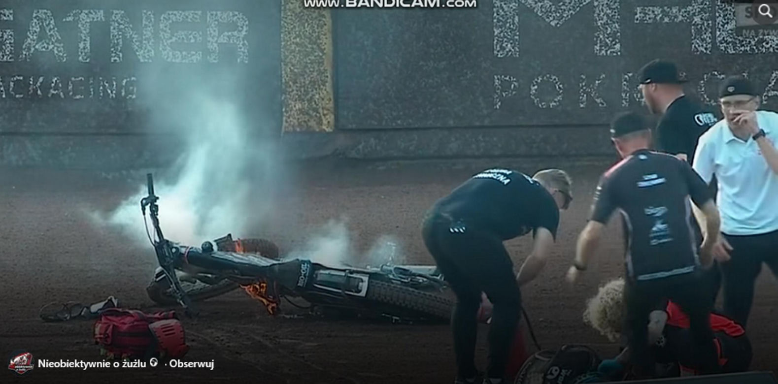 Woffinden po strasznym wypadku