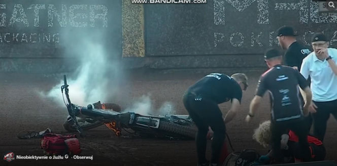 Woffinden po strasznym wypadku