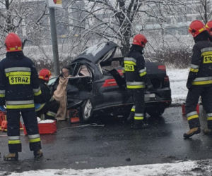 Potworny wypadek na Przyczółkowej