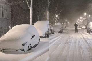 Intensywne opady śniegu na północy kraju. Trudna sytuacja pogodowa