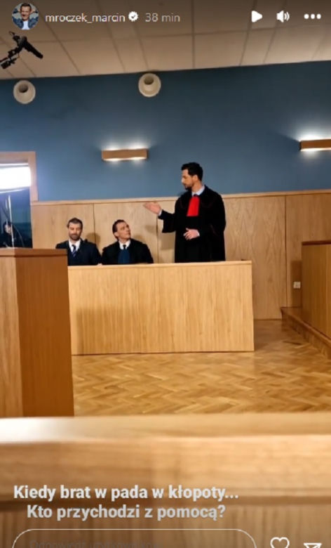 M jak miłość na planie 1722 odcinka. Sowiński (Konrad Jałowiec)