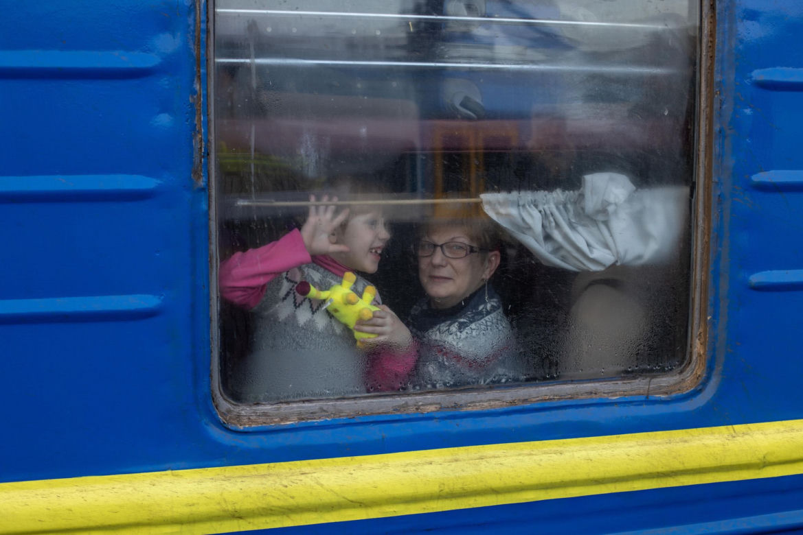 1,5 tys. uchodźców z Ukrainy przyjechało specjalnym pociągiem na Śląsk
