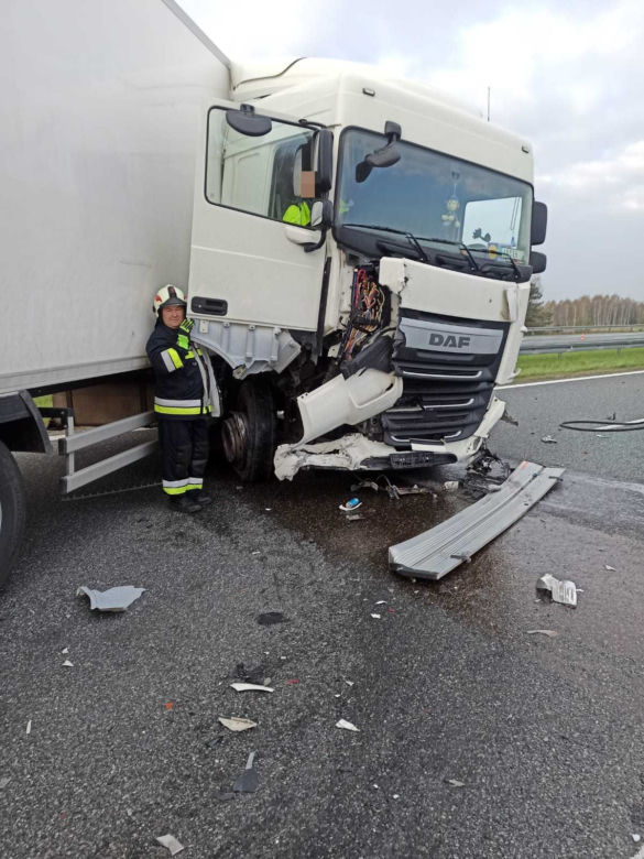 Wypadek na A4 w rejonie Nowych Żukowic