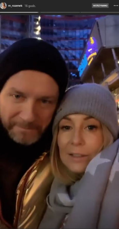 Małgorzata Rozenek-Majdan z Radkiem i dziećmi w Berlinie na Jarmarku Świątecznym 