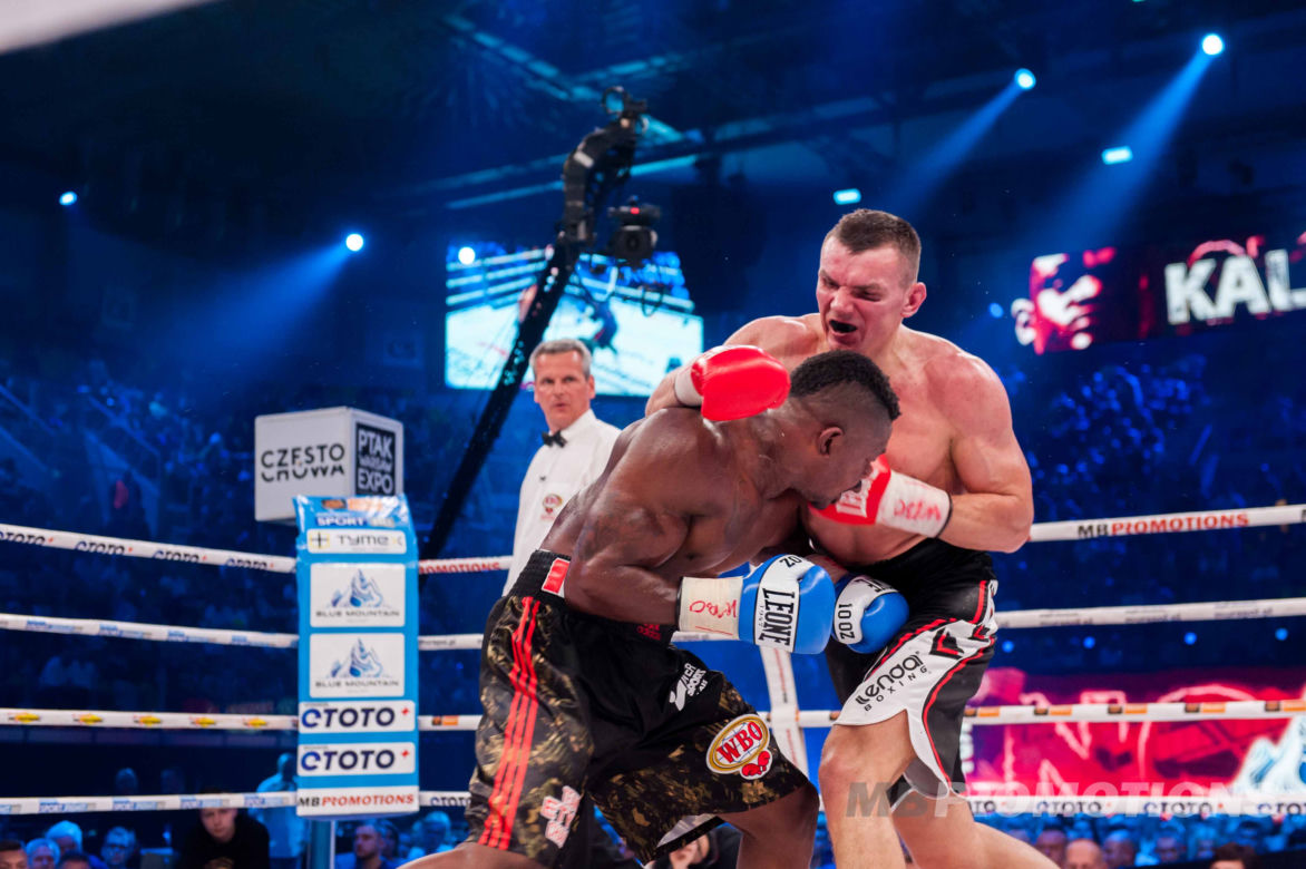 Mateusz Masternak, Youri Kalenga, walka