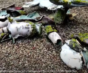 Siemiatycze: po burzy zniszczona figura św. Michała Archanioła