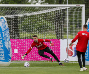 Grzegorz Krychowiak na treningu reprezentacji w Opalenicy