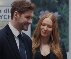 M jak miłość. Marcin (Mikołaj Roznerski), Elżbieta Domańska (Katarzyna Dąbrowska)