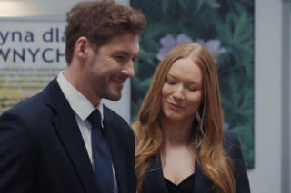 M jak miłość. Marcin (Mikołaj Roznerski), Elżbieta Domańska (Katarzyna Dąbrowska)