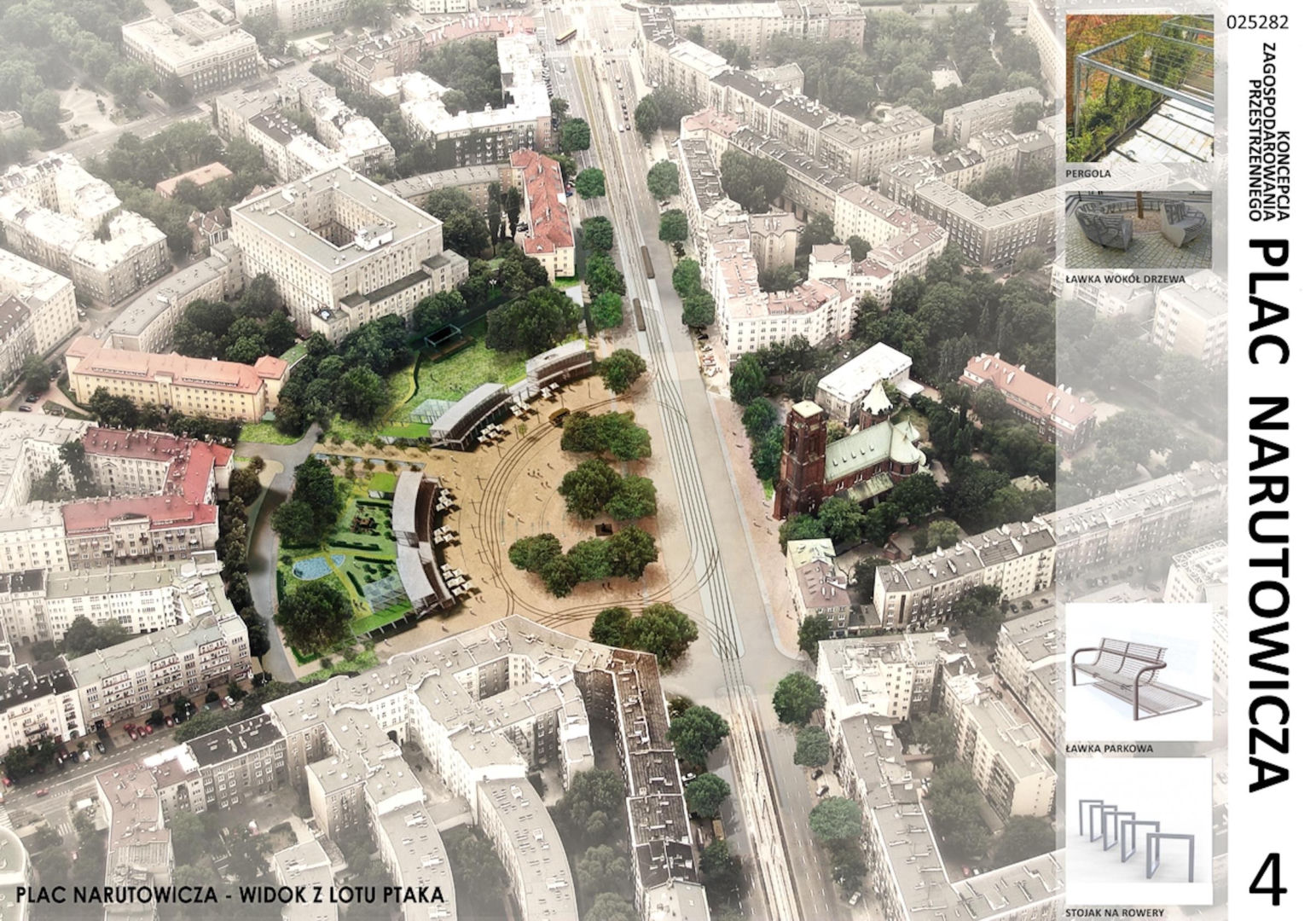 Projekt przebudowy Placu Narutowicza z 2013 roku