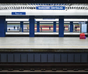Zmodernizowane perony dworca Warszawa Centralna