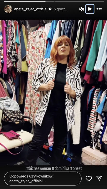 Pierwsza miłość na planie. Dominika (Aneta Zając)
